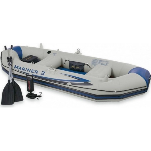 BAZÁR INTEX Čln Mariner 3 set, 297 x 127 x 46 cm 68373 ROZBALENÝ!!