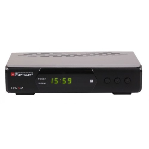 SET TOP BOX OPTICUM LION 5-M FullHD s HEVC H.265 DVB-T2, USB prijímač J47269489