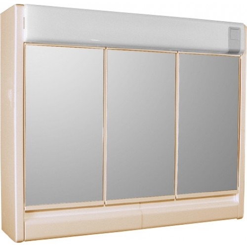 JOKEY RUBÍN BEIGE Zrkadlová skrinka so žiarovkou 2 x 40 W - béžová