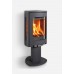 Jotul F 373 CB krbové kachle čierny lak, ohnisko s liatinovou nohou 350972+350974