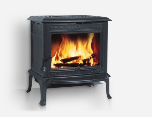 Jotul F 100 CB krbové kachle čierny lak , SE bez priečok vo dvierkach 350794