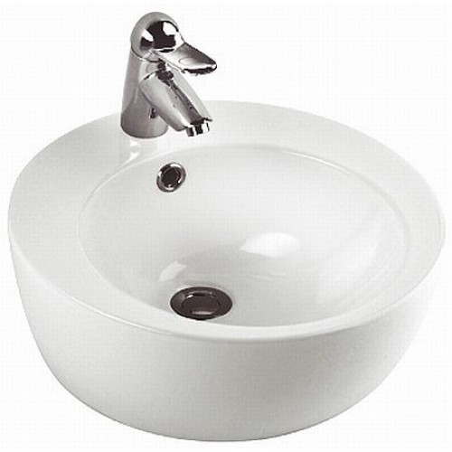 KOLO Punto umývadlo okrúhle 45 cm, na dosku, s otvorom pre batériu, K21645000