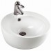 KOLO Punto umývadlo okrúhle 45 cm, na dosku, s otvorom pre batériu, K21645000