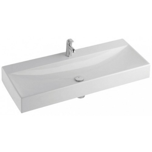 KOLO Quattro umývadlo 120 cm, s otvorom pre batériu, bez prepadu, Reflex K61421900