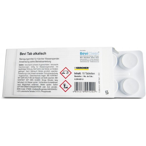 Kärcher Bevi Tab alkaline, 10 tabliet 6.295-891.0