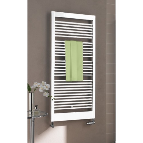 Kermi Credo-Uno kúpeľňový radiátor BH 1169x35x640mm QN 650, biela / biela
