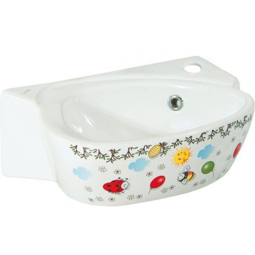 SAPHO KID detské umývadlo 39x29cm, farebná potlač CK035.000F0 SAPHO KID detské umývadlo 39x29cm, farebná potlač CK035.000F0