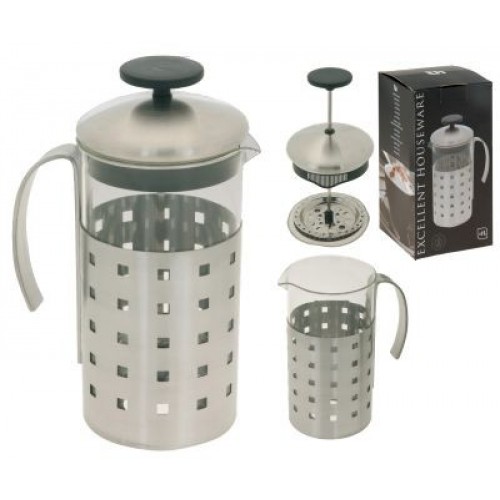 KAISERHOFF Kanvička na čaj a kávu nerez French Press 1 l KO-170280400 KAISERHOFF Kanvička na čaj a kávu nerez French Press 1 l KO-170280400