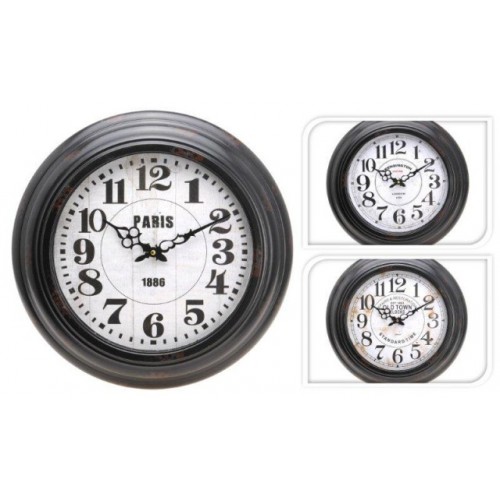 KAISERHOFF Nástenné hodiny kovové 43cm KO-197158