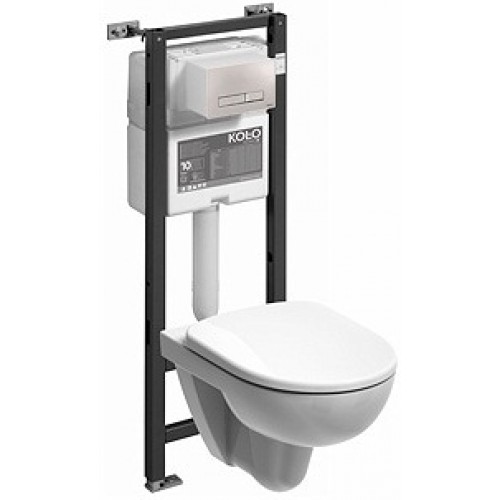 KOLO Nova Pre závesný set: inštalačný modul Technic GT a závesné WC Nova Pro, oválny 99360
