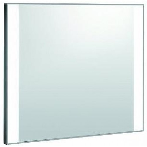 KOLO Quattro zrkadlo s osvetlením 90 cm, nerez 88381