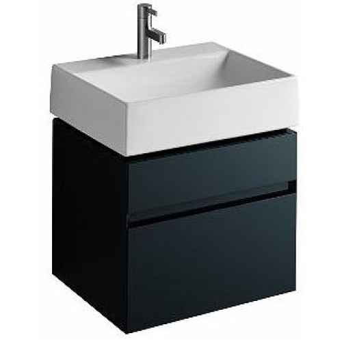 KOLO Quattro skrinka pod umývadlo 60 cm, závesná, antracit 89356