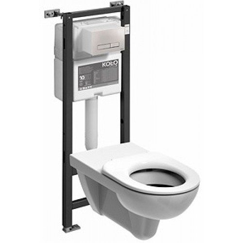 KOLO Nova Pre Bez Bariér závesný set: inštalačný modul Technic GT a závesný klozet 99324
