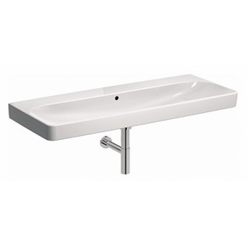 KOLO Traffic umývadlo 120 cm, pravouhlé, bez otvoru pre batériu, s prepadom L91020000