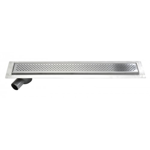 AQUALINE KROKUS nerezový sprchový kanálik s roštom, 860x140 mm, 2705-90