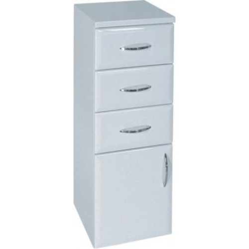 Intedoor Klasik nízka kúpeľňová skrinka závesná ľavá drevodekor 04 KSN20LZ/04