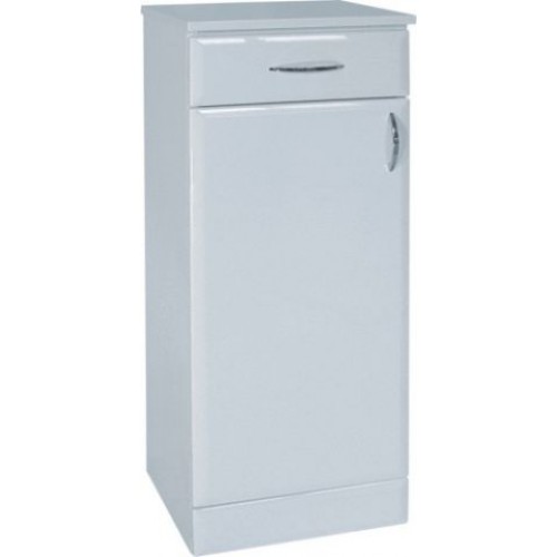 Intedoor Klasik nízka kúpeľňová skrinka na sokli ľavá drevodekor 04 KSN35L/04