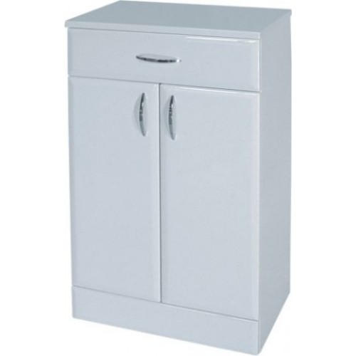 Intedoor Klasik nízka kúpeľňová skrinka na sokli drevodekor 63 KSN50/63