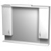 INTEDOOR KLASIK zrkadlová stena 100x80 cm s osvetlením wenge ZS 100 55