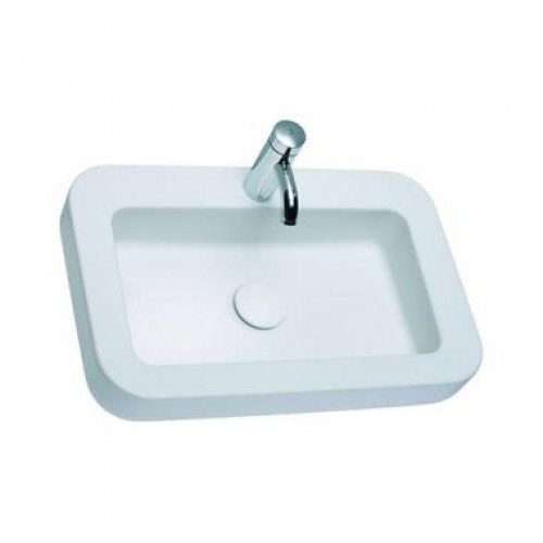 KOLO Cocktail umývadlo obdĺžnikových 65 cm, na dosku, s otvorom pre bat., Reflex L31666900