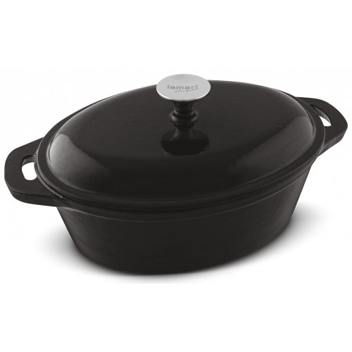 LAMART LT1210 Hrniec Liatinový 35,5 x 21 cm IRON 42003765 LAMART LT1210 Hrniec Liatinový 35,5 x 21 cm IRON 42003765