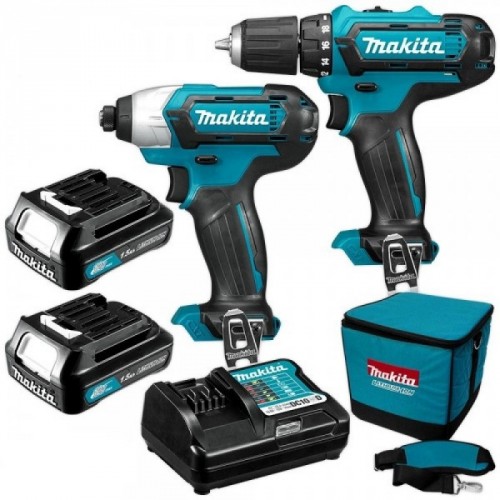 MAKITA CLX202SA sada aku strojov HP331DZ+TD110DZ+2x aku+taška