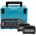 Makita 191U00-8 Súprava Li-ion XGT 40V 2xBL4040+1xDC40RB+Makpac