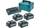 Makita 191U28-6 Súprava Li-ion XGT 40V 4xBL4040+1xDC40RB+Makpac