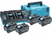 Makita 191U42-2 Súprava Li-ion XGT 40V 4xBL4050F+1xDC40RB+Makpac