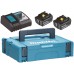 Makita Sada Li-ion LXT 18V 2xBL1860B + DC18RC nabíjačka + kufor 198116-4