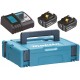 Makita Sada Li-ion LXT 18V 2xBL1860B + DC18RC nabíjačka + kufor 198116-4