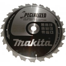 MAKITA B-33087 Pilový kotúč na drevo SPECIALIZED so zapustenými zubami 355x3x30mm 24Z