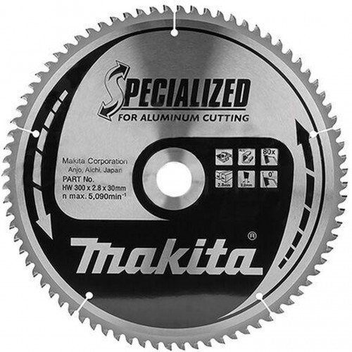 Makita B-33392 Pílový kotúč SPECIALIZED na hliník 300 × 2,8 × 30 mm, 80 zubov old B-09721