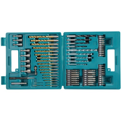 Makita B-49373 Sada bitov a vrtákov do dreva, kovu, muriva 75 ks