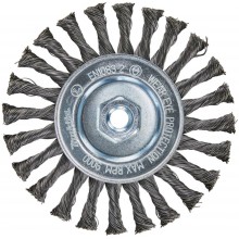 Makita D-45761 Kotúčová kefa z oceľového splietaného drôtu 150 mm