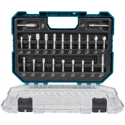Makita D-74784 Sada fréz 22ks Makita D-74784 Sada fréz 22ks