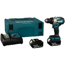 Makita DDF489RTJ Aku bezuhlíkový skrutkovač Li-ion LXT (18V/2x5,0 Ah) Makpac