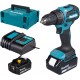 Makita DDF490SFJ Akumulátorový vŕtací skrutkovač Li-ion LXT 18V (2x 3,0Ah) Makpac