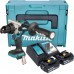 Makita DHP492RTJ Aku bezuhlíkový príklepový skrutkovač Li-ion LXT 18V, 2x 5,0 Ah, Makpac