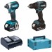 Makita DLX2535SJ Aku súprava DDF490 + DTD153 Li-ion LXT 18 V