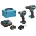 Makita DLX2577JX2 Akumulátorová sada DDF490+DTD158 Li-ion LXT (2x3,0Ah/18V) Macpak