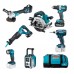 Makita DLX7018TX1 Aku sada DDF484+DGA513+DHS661+DJR186+DML815+DMR115+DTD146+(3x18V/5,0A)