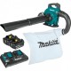 Makita DUB363PT2V Aku dúchadlo/vysávač Li-ion LXT 2x5,0Ah 18V