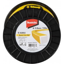 Makita E-02892 Nylonová struna Pro 3,0 mm, 132 m, žltá, hranatá