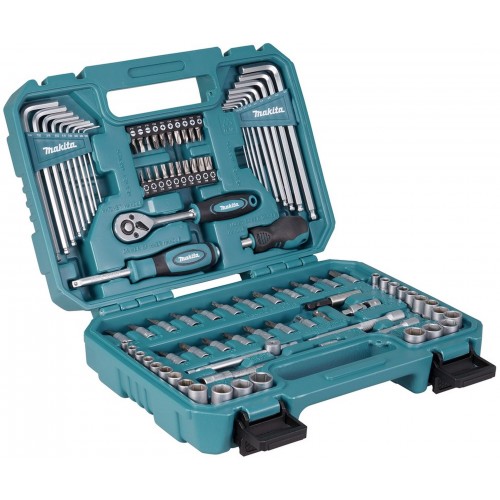 Makita E-15752 Sada bitov a nástrčných kľúčov 1/4", 91 ks v plastovom kufríku