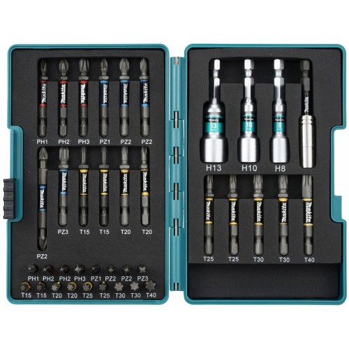 Makita E-26179 Sada bitov 1/4" Impact Premier, 38 ks