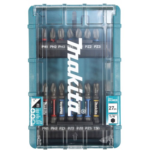 Makita E-26820 Súprava bitov 1/4" Impact Premier, 27 ks v plastovej krabičke Makita E-26820 Súprava bitov 1/4" Impact Premier, 27 ks v plastovej krabičke