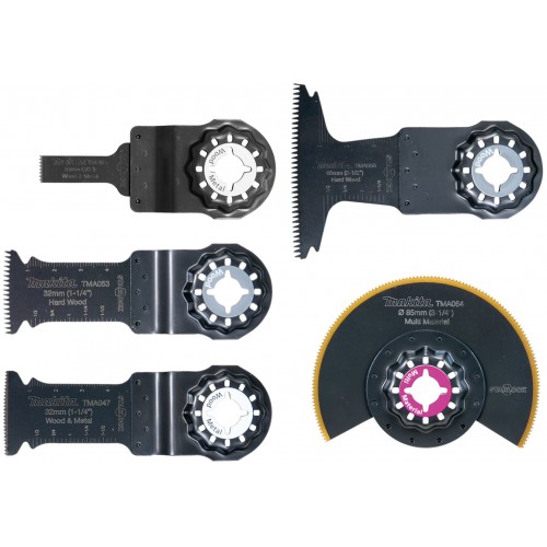 Makita E-29854 Súprava nástrojov pre Multitool Starlock, 5 ks v plastovej krabičke