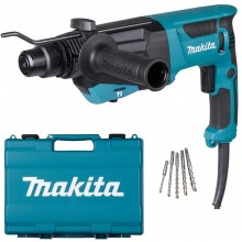 Makita HR2670X3 Kombinované kladivo s príslušenstvom (800W/3,0J)+kufor