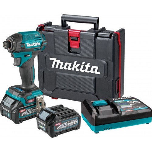 Makita TD002GD202 Aku rázový skrutkovač 1/4" Li-ion XGT (220Nm/40V/2x2,5Ah) kufor